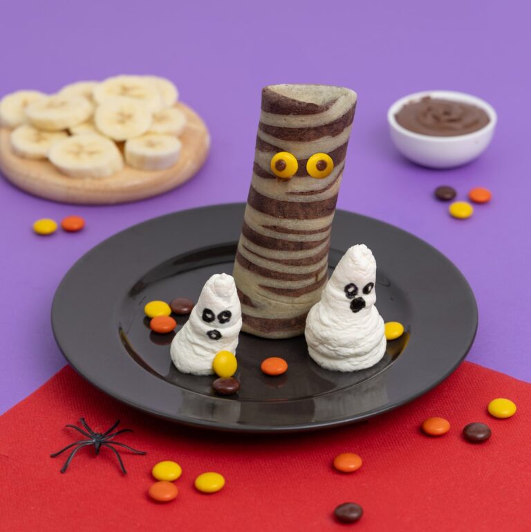Les crêpes momies chocolat-banane Les crêpes momies chocolat-banane