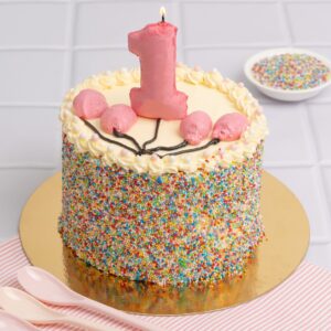 First Birthday Balloon Cake