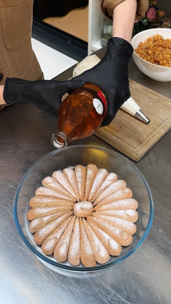 Tiramisu à la tarte aux pommes