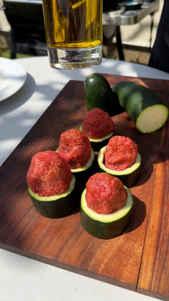 Les courgettes smashées à l’italienne