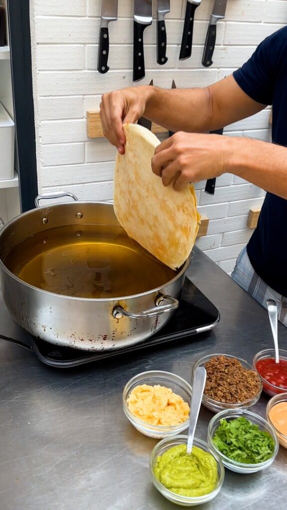 Chilaquiles Breakfast Burrito