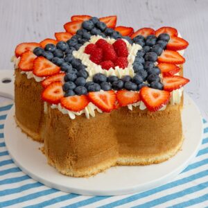 4th of July Star Flag Cake