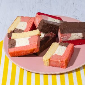Neapolitan Ice Cream Sandwiches