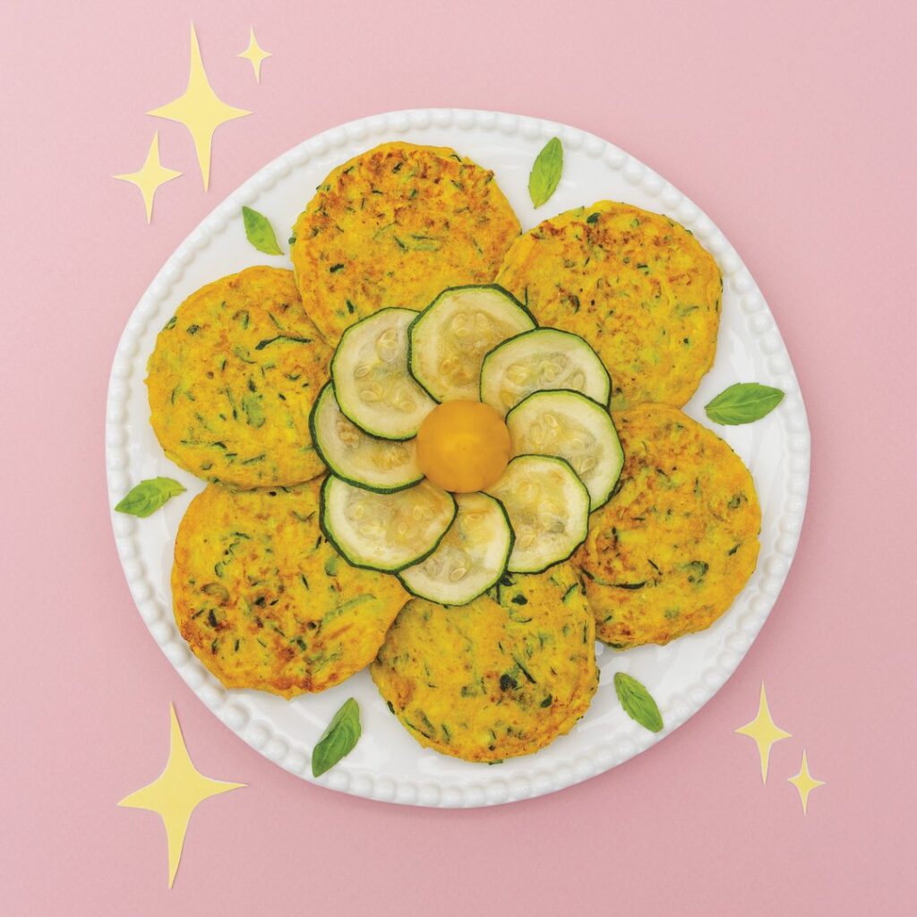 Les pancakes fleuris