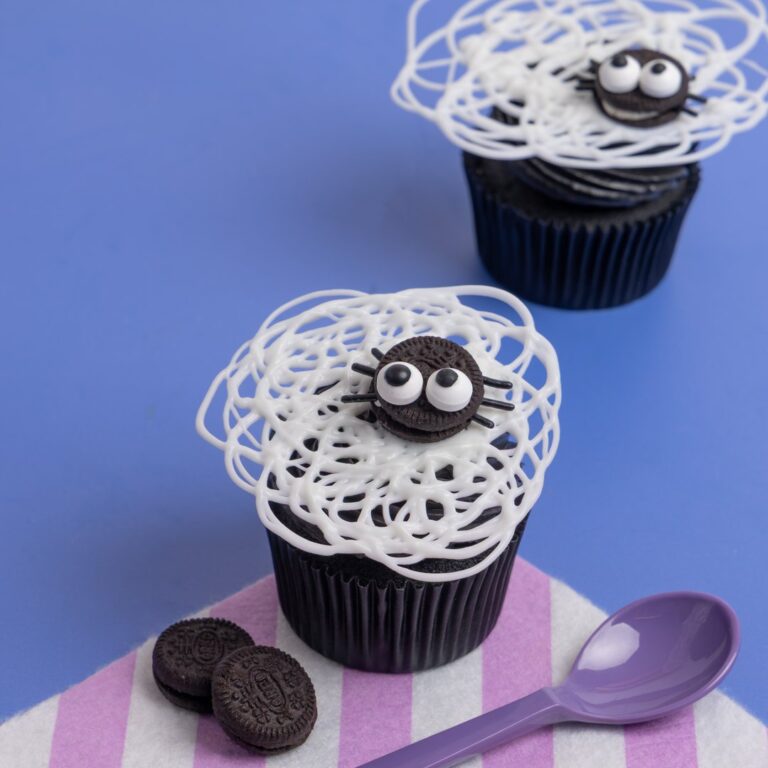 Cupcakes Araignées d’Halloween