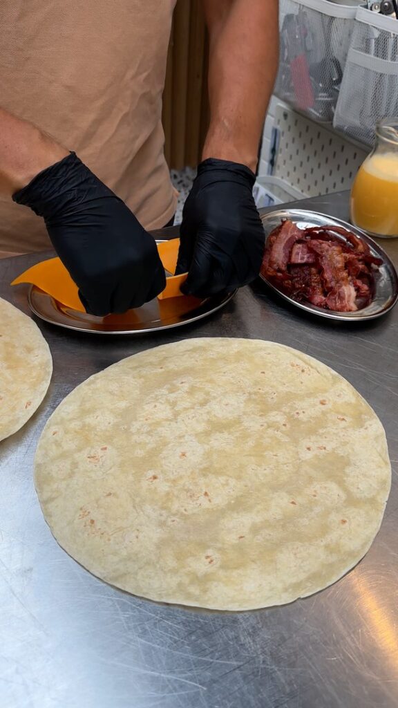 Frühstücks-Tortilla-Auflauf