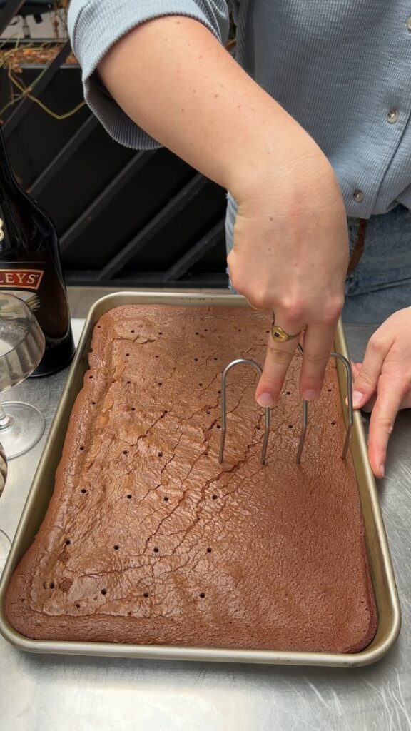 Boozy Bailey’s Brownie Martini