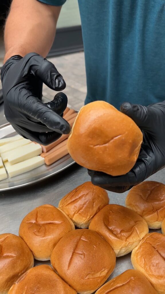 Mini Hot Dog Pull-Apart Buns