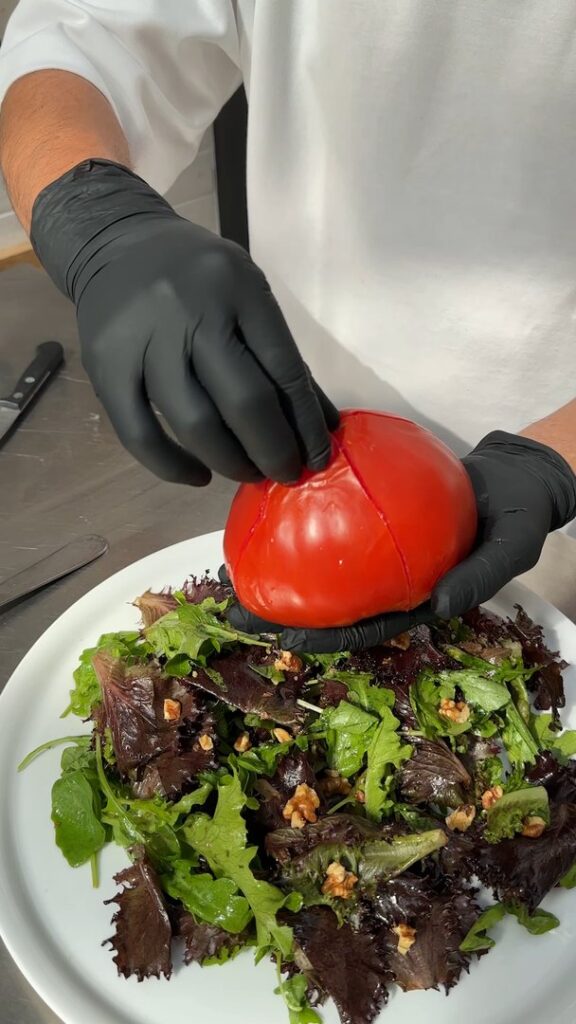 Salade de tomates et burrata