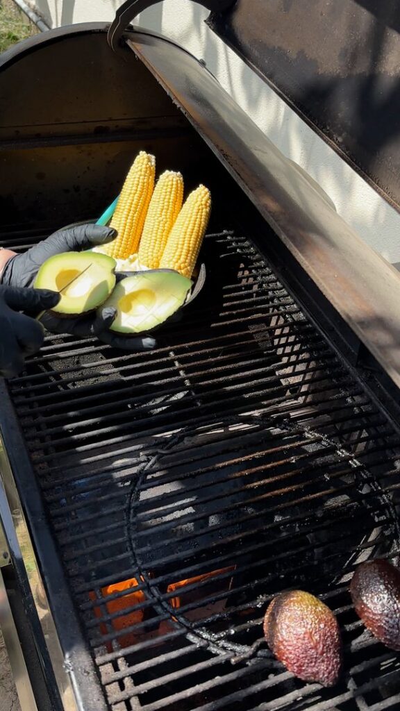 Maïs BBQ à l&rsquo;avocat