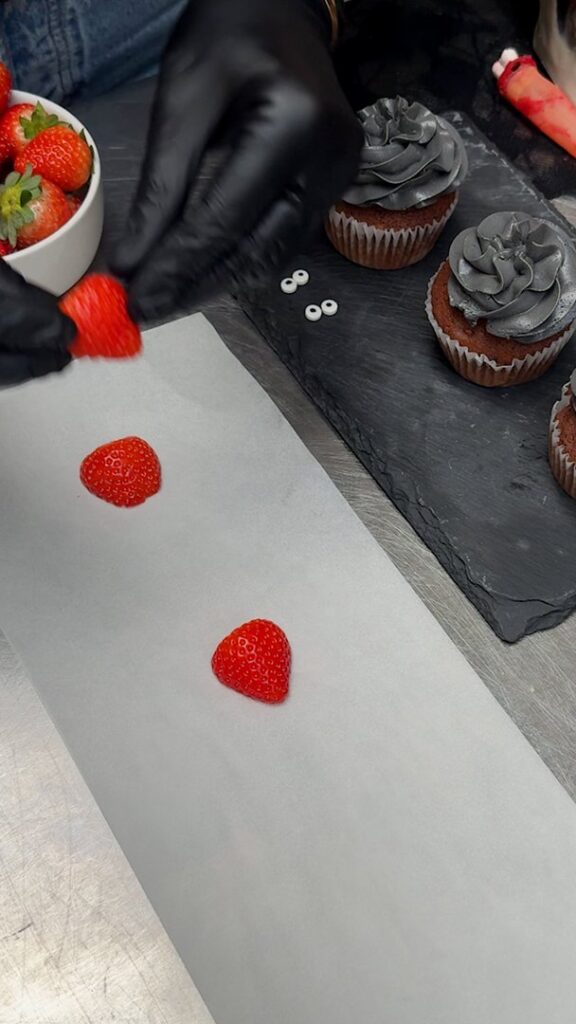 Cupcakes Fantômes aux Fraises