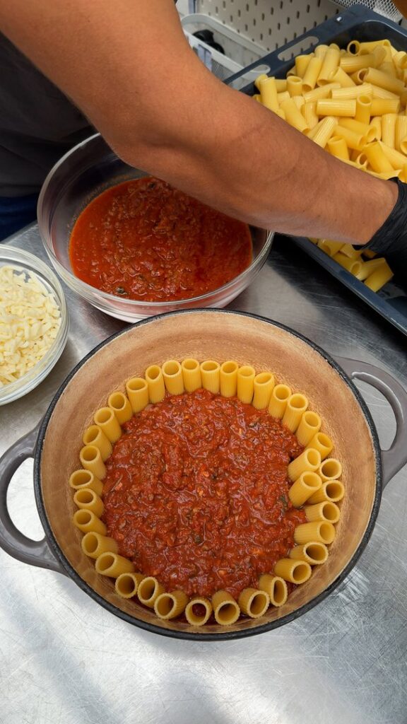Lasagne de Rigatoni au Four