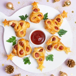 Les feuilletés sapins de Noël Les feuilletés sapins de Noël