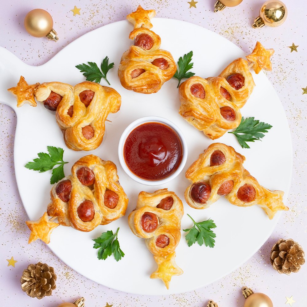 Les feuilletés sapins de Noël