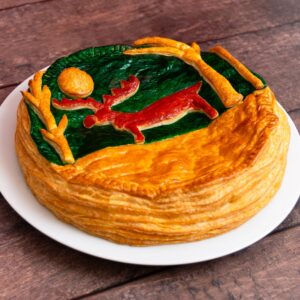 Galette des rois colorée Galette des rois colorée
