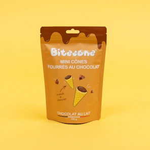 Mini-cônes en chocolat