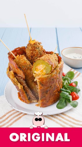 Crispy Pickle & Cheeseburger Roll