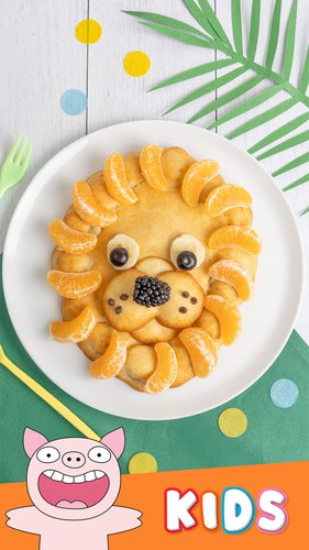 Chefclub Kids - Episode 6 - Cutest Lion Pancake Breakfast