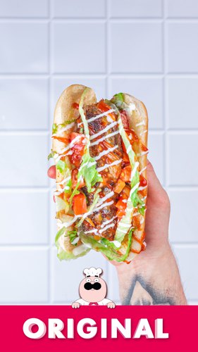 Juicy Lucy Burger Dog