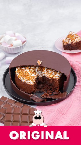 Molten Marshmallow Chocolate Cake