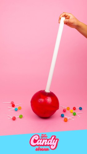 Giant Dum Dums Cake