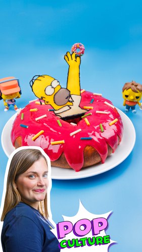 Homer's Giant Sprinkle Donut