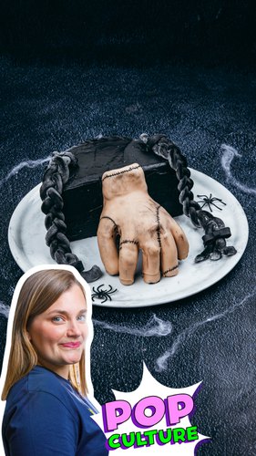 Wednesday & Thing Cake