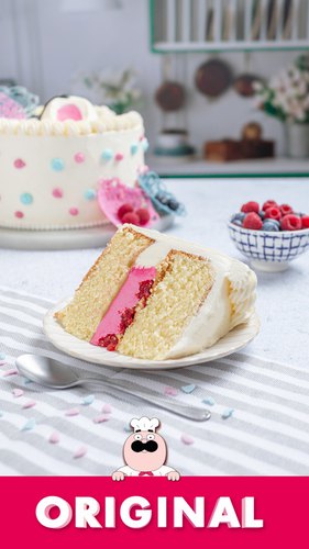 Gender Reveal Cake
