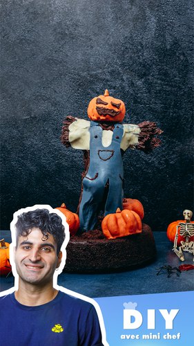 L'épouvantail d'Halloween