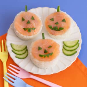 Sushis citrouilles d’Halloween Sushis citrouilles d’Halloween