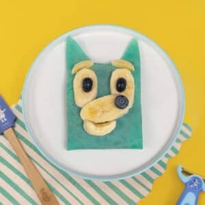 Bluey crêpe chocolat-banane Bluey crêpe chocolat-banane