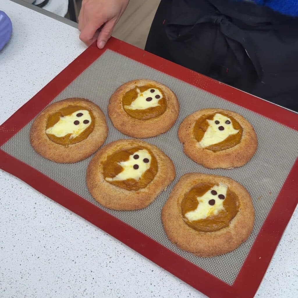 Le cookie cheesecake citrouille d&rsquo;Halloween