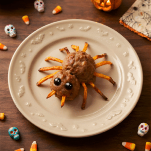 Araignées boulettes d’Halloween Araignées boulettes d’Halloween